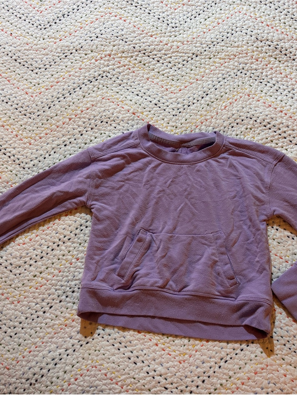 Cat & Jack Purple Lavender Crewneck Sweatshirt for Kids